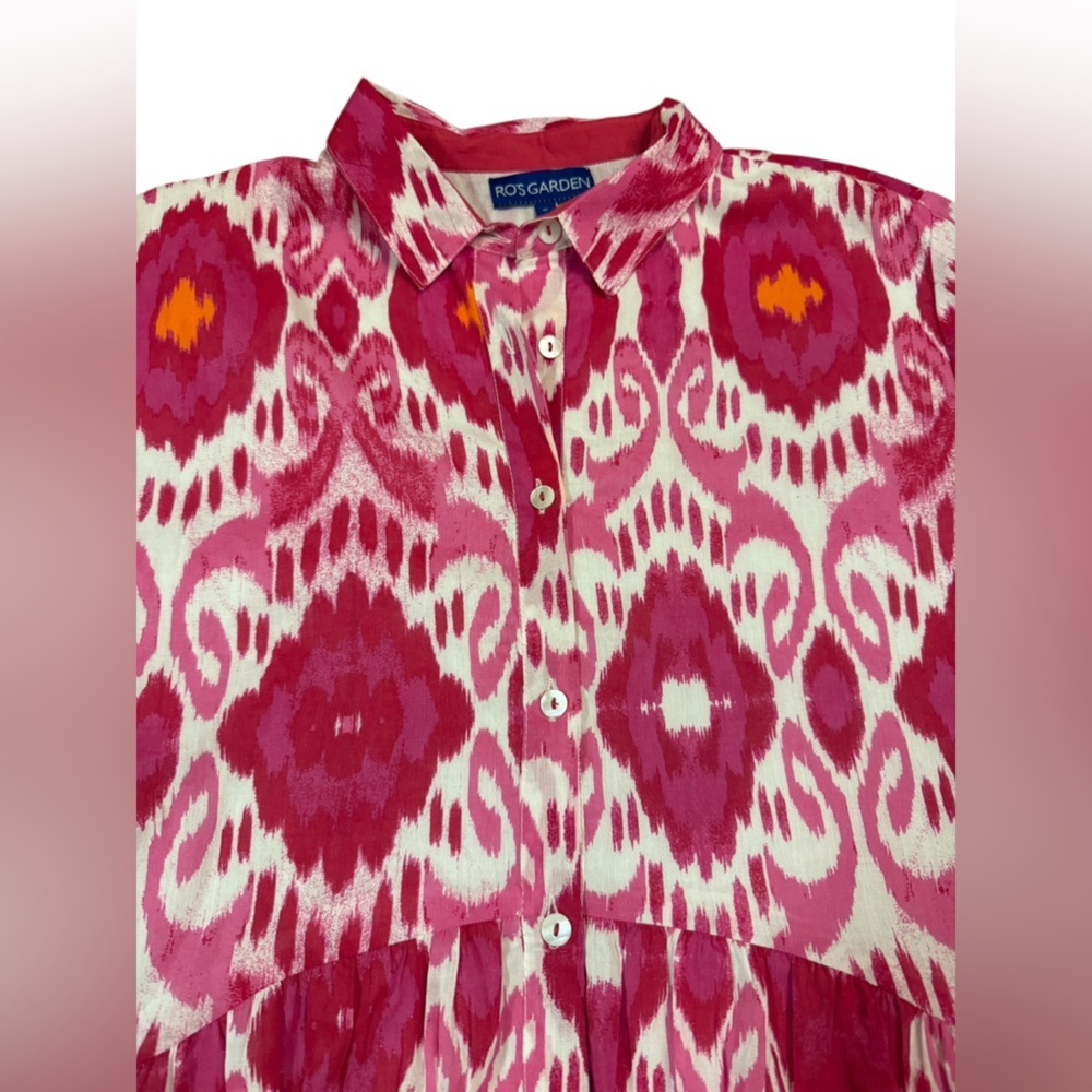 Tuckernucks Ro's Garden Magenta June Deauville Dress Size Small - Picture 7 of 11